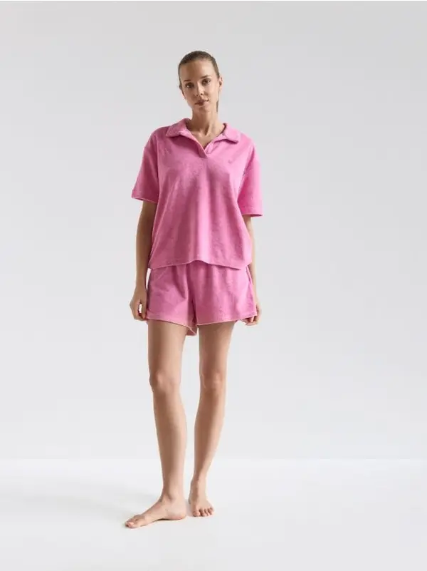 Reserved Reserved - LADIES` BLOUSE - ružičasta