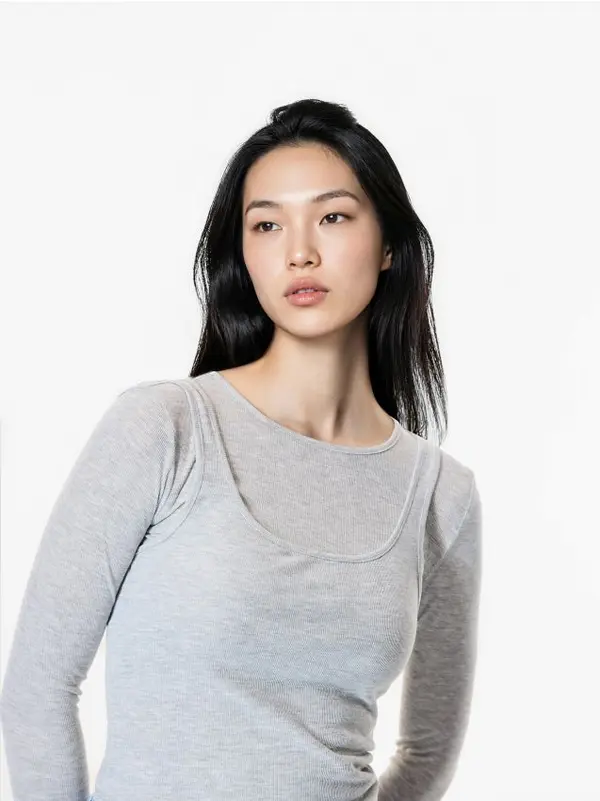 Reserved Reserved - LADIES` BLOUSE - svijetlo siva