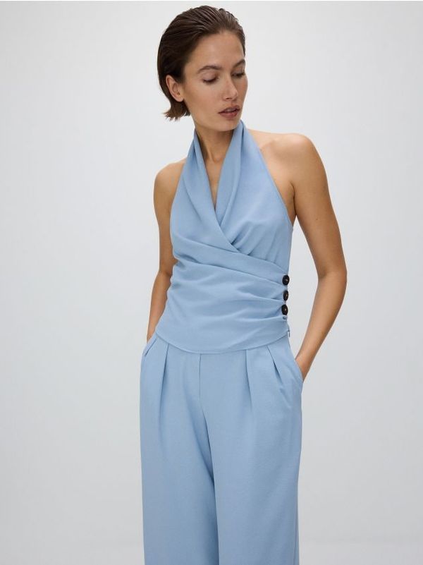 Reserved Reserved - LADIES` BLOUSE - svjetloplavo