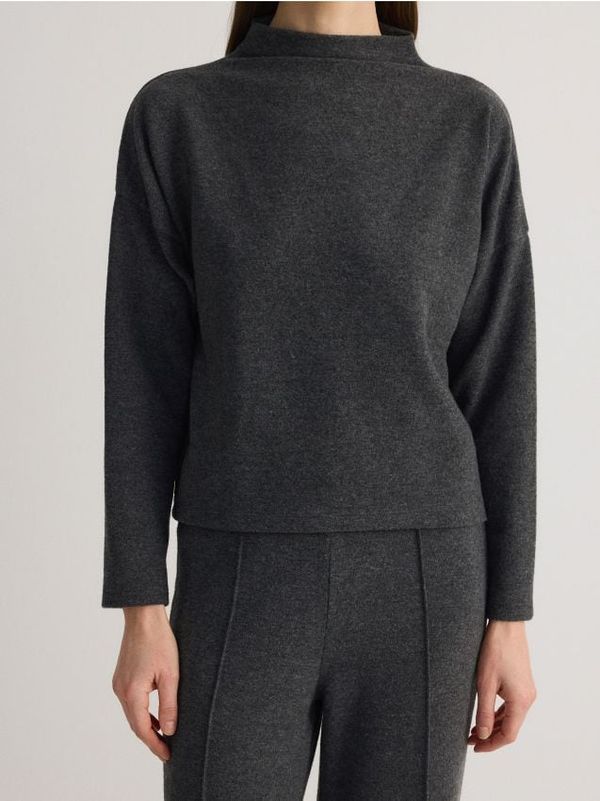 Reserved Reserved - LADIES` BLOUSE - tamnosivo