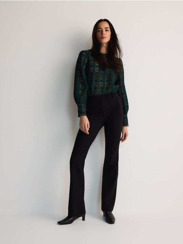 Reserved Reserved - LADIES` BLOUSE - zelena