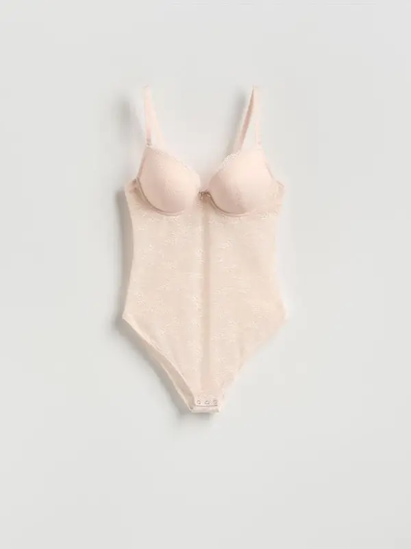 Reserved Reserved - LADIES` BODY SUIT - pastelnoružičasto