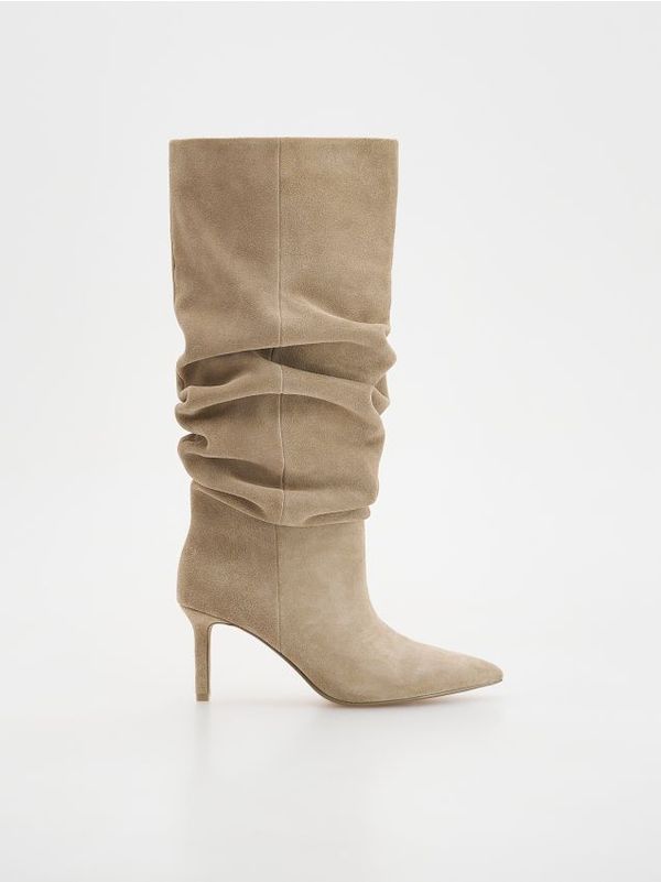 Reserved Reserved - LADIES` BOOTS - bež