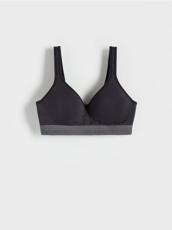 Reserved Reserved - LADIES` BRASSIERE - boja antracita