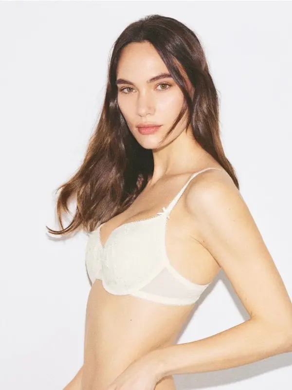 Reserved Reserved - LADIES` BRASSIERE - krem