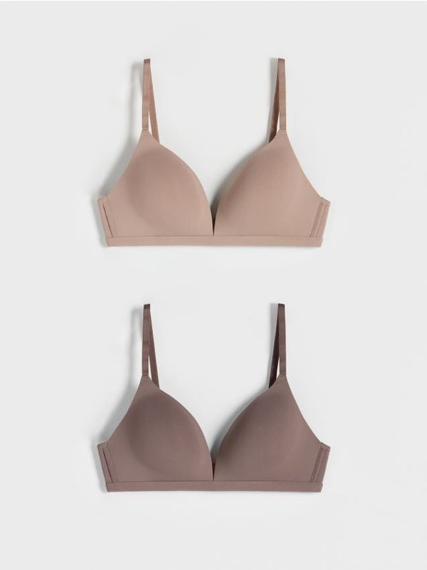 Reserved Reserved - LADIES` BRASSIERE MULTI - smeđi