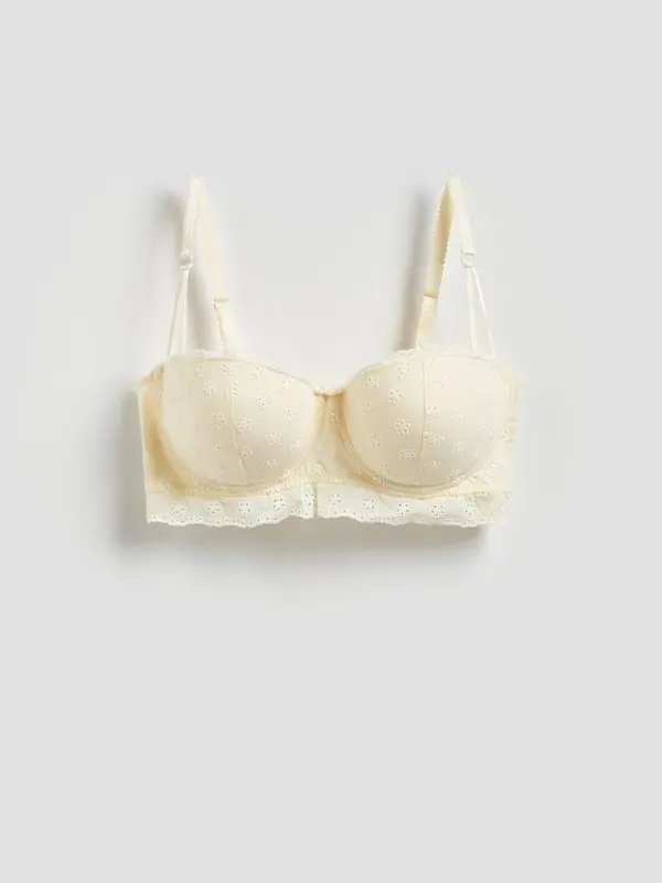 Reserved Reserved - LADIES` BRASSIERE - svjetložuto
