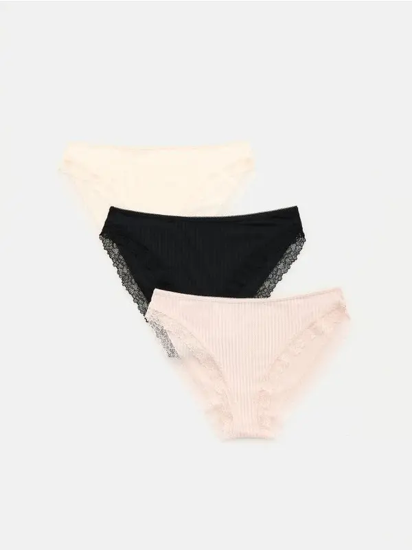 Reserved Reserved - LADIES` BRIEFS MULTI - krem