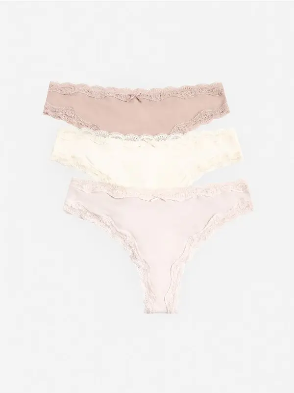 Reserved Reserved - LADIES` BRIEFS MULTI - pastelnoružičasto