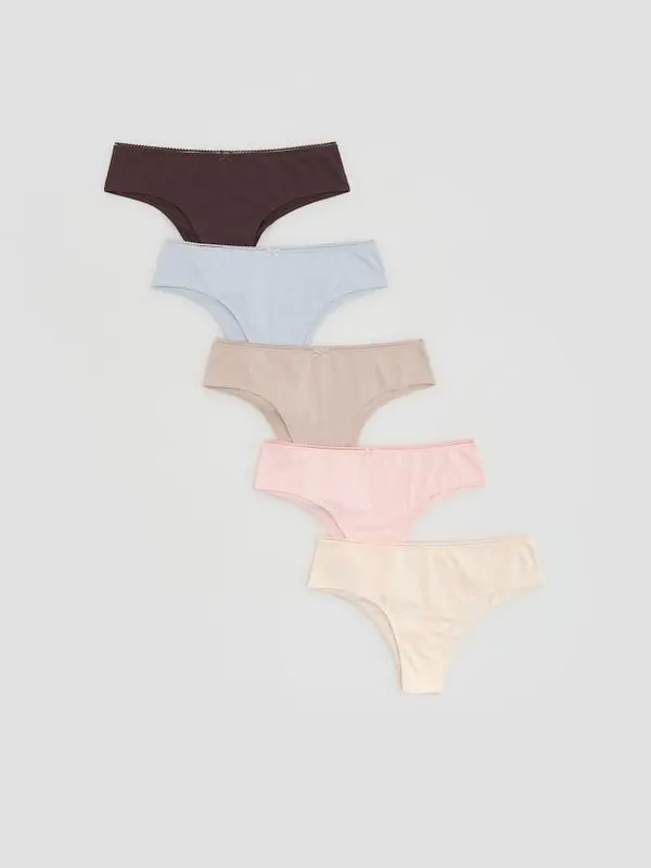 Reserved Reserved - LADIES` BRIEFS MULTI - tamnosmeđe
