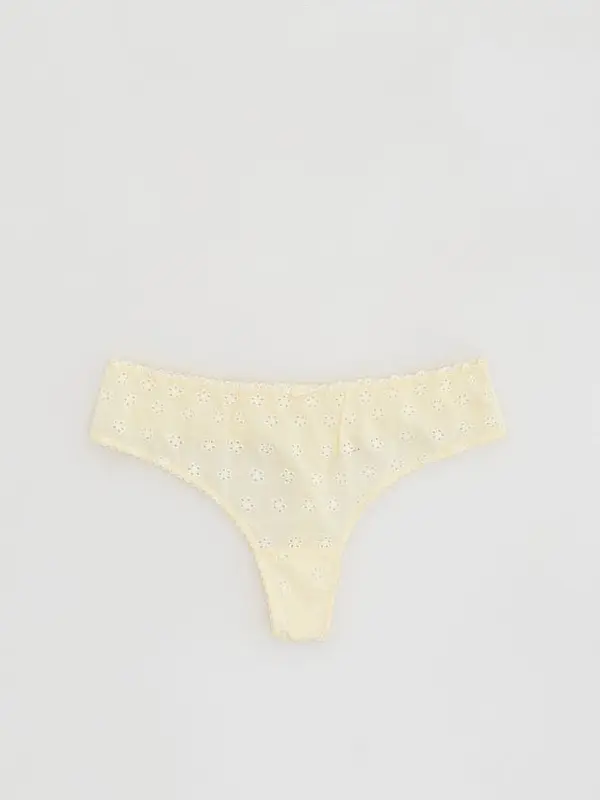 Reserved Reserved - LADIES` BRIEFS - svjetložuto