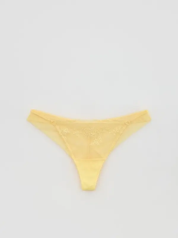 Reserved Reserved - LADIES` BRIEFS - svjetložuto