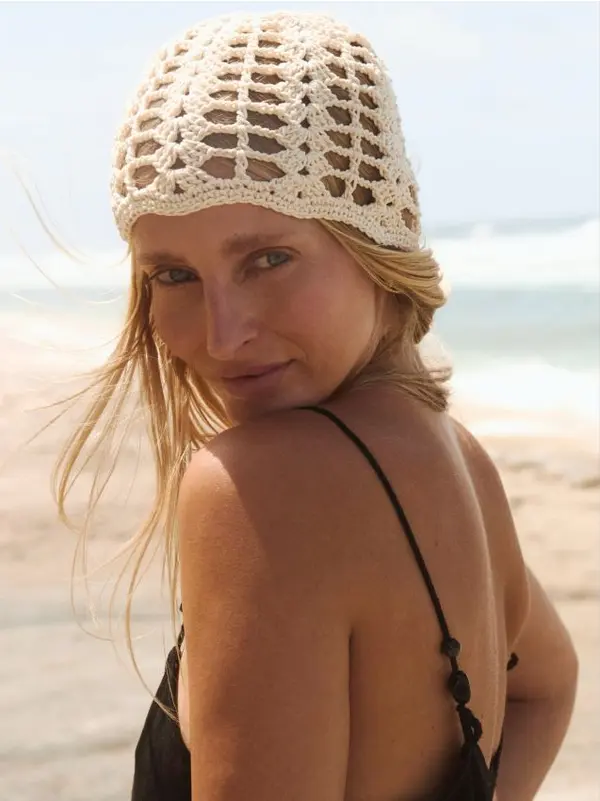Reserved Reserved - LADIES` CAP - krem