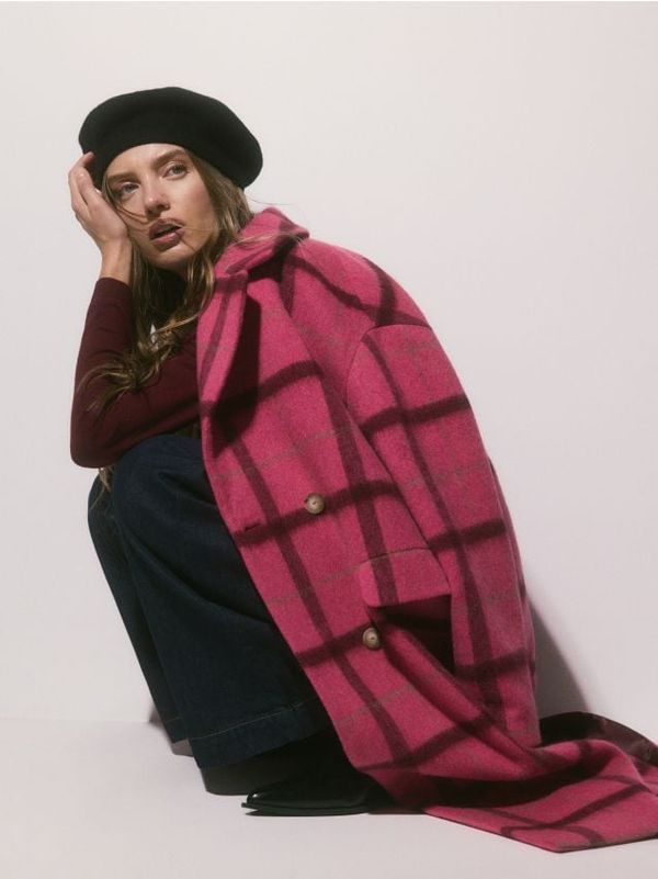 Reserved Reserved - LADIES` COAT - šaren