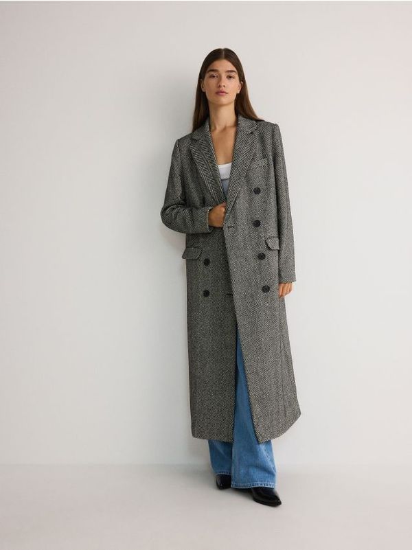 Reserved Reserved - LADIES` COAT - tamnosivo