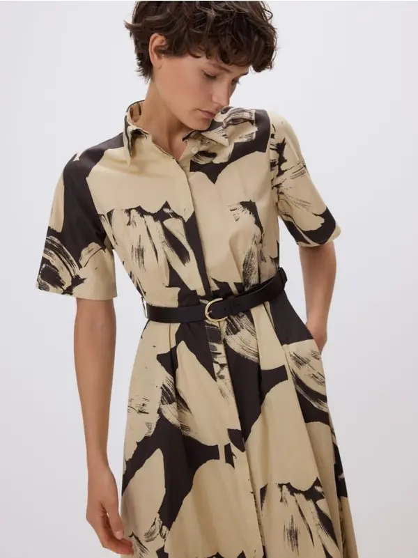 Reserved Reserved - LADIES` DRESS & BELT - šaren