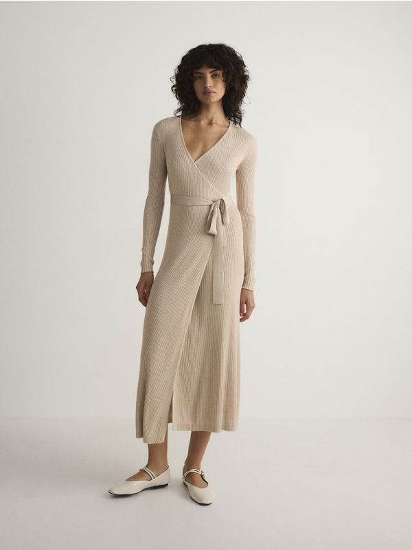 Reserved Reserved - LADIES` DRESS - bež