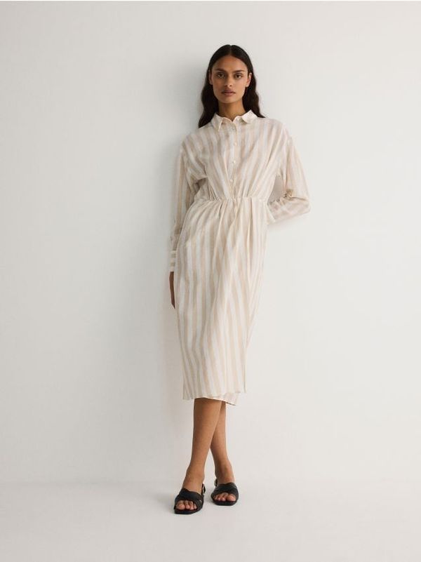 Reserved Reserved - LADIES` DRESS - bež