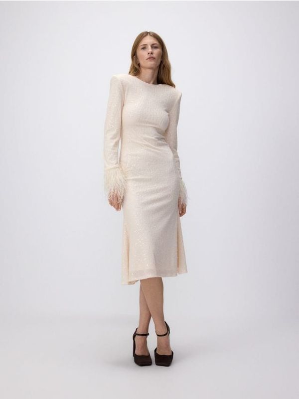 Reserved Reserved - LADIES` DRESS - bijela