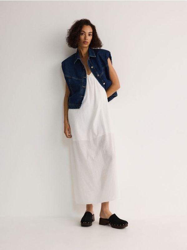 Reserved Reserved - LADIES` DRESS - bijela