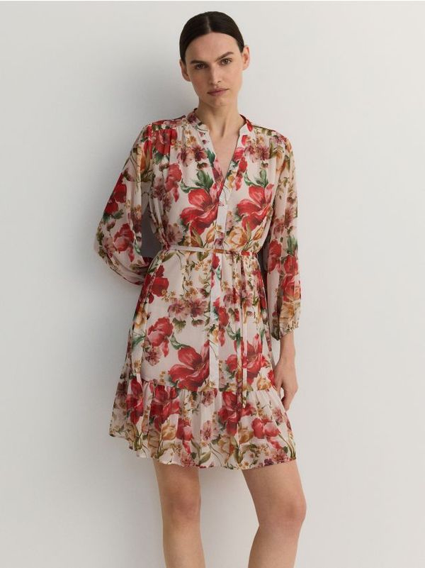 Reserved Reserved - LADIES` DRESS - boja pšenice