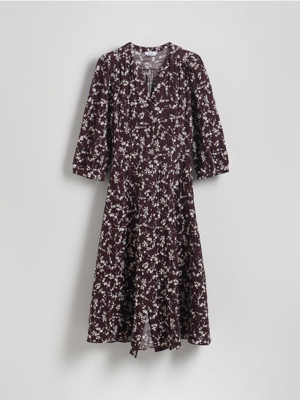 Reserved Reserved - LADIES` DRESS - burgundy