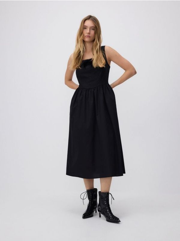 Reserved Reserved - LADIES` DRESS - crno