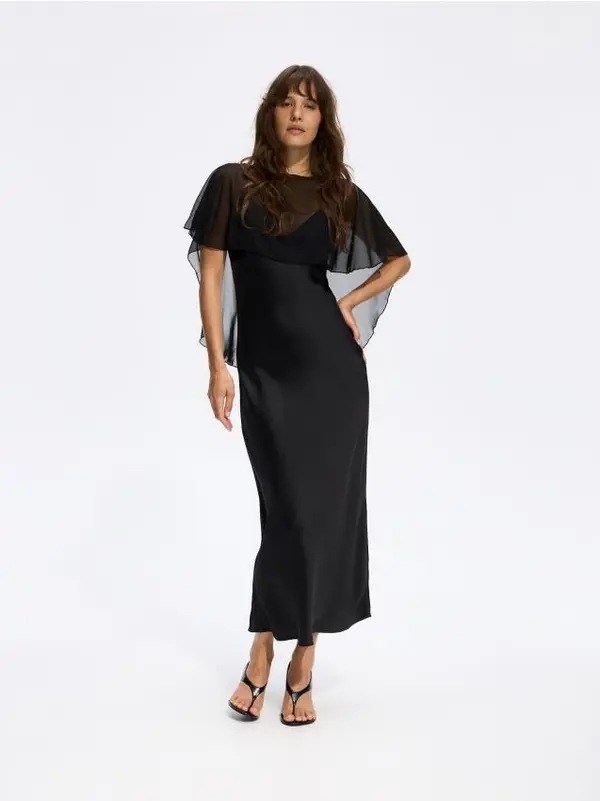 Reserved Reserved - LADIES` DRESS - crno