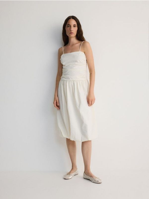 Reserved Reserved - LADIES` DRESS - krem