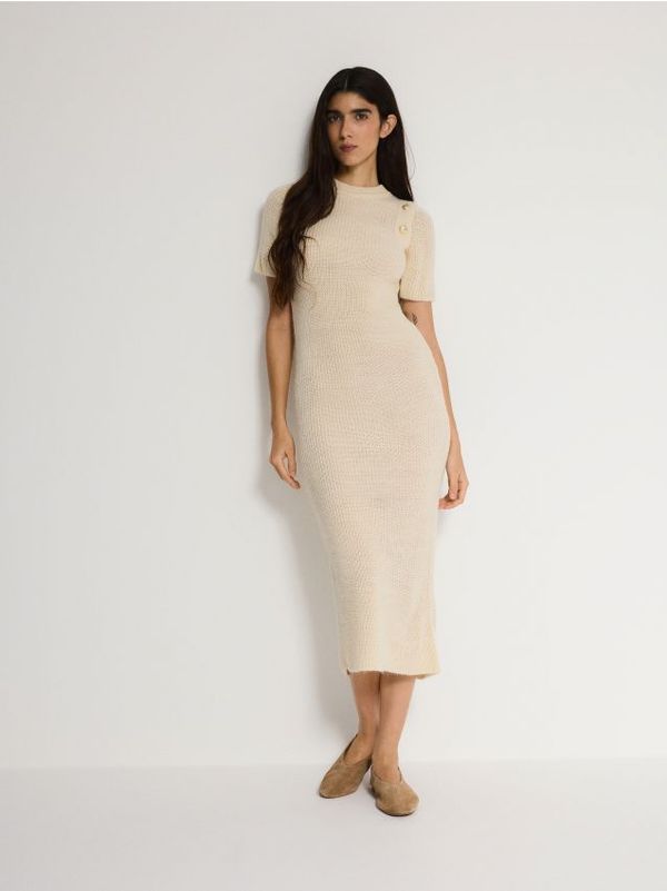 Reserved Reserved - LADIES` DRESS - krem