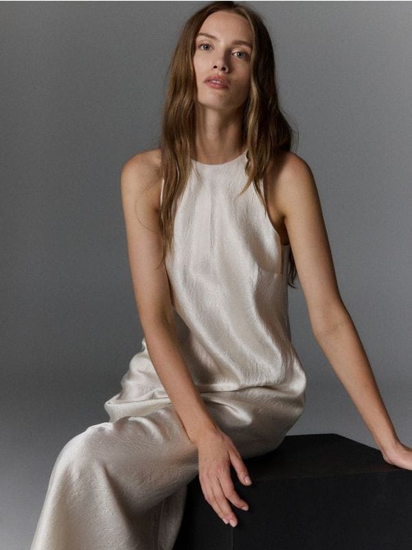 Reserved Reserved - LADIES` DRESS - krem