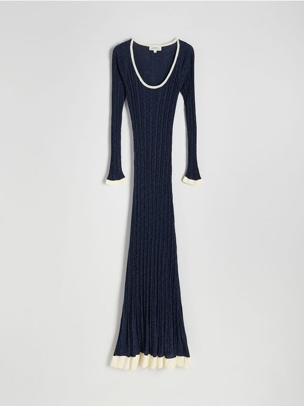 Reserved Reserved - LADIES` DRESS - mornarsko plava