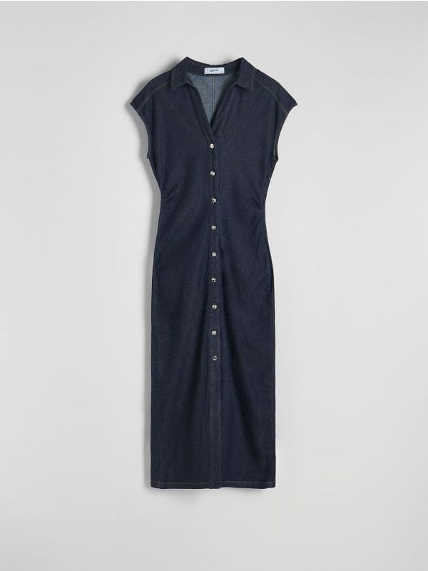 Reserved Reserved - LADIES` DRESS - mornarsko plava