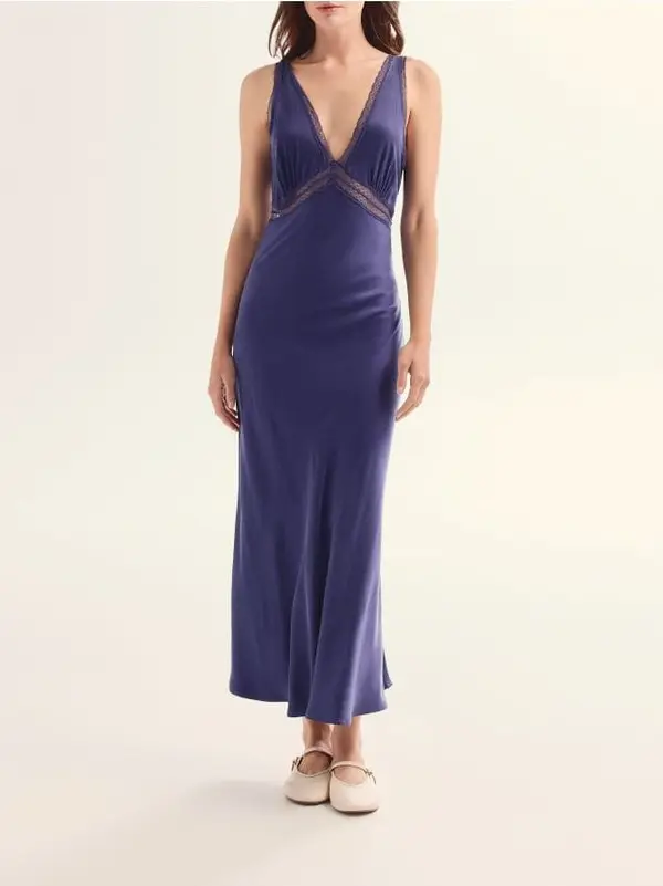 Reserved Reserved - LADIES` DRESS - mornarsko plava