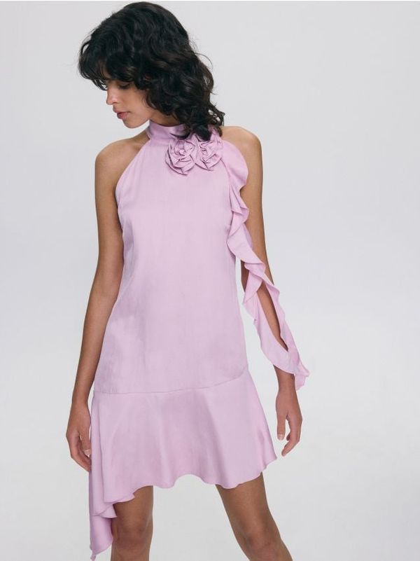 Reserved Reserved - LADIES` DRESS - ružičasta