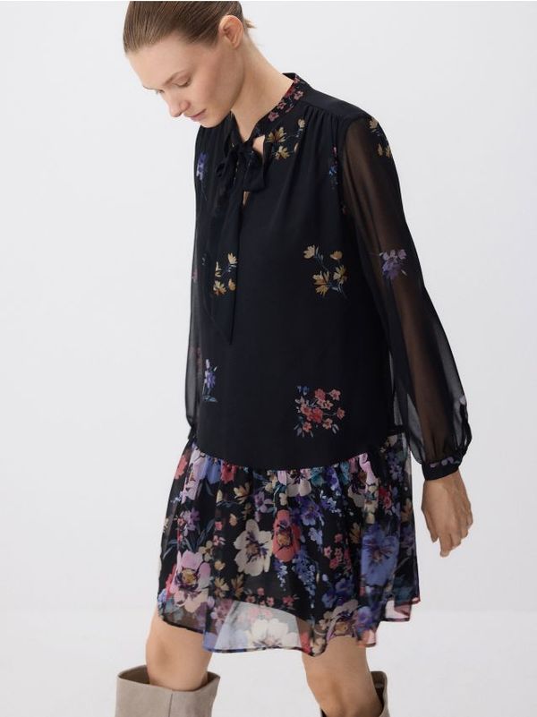 Reserved Reserved - LADIES` DRESS - šaren