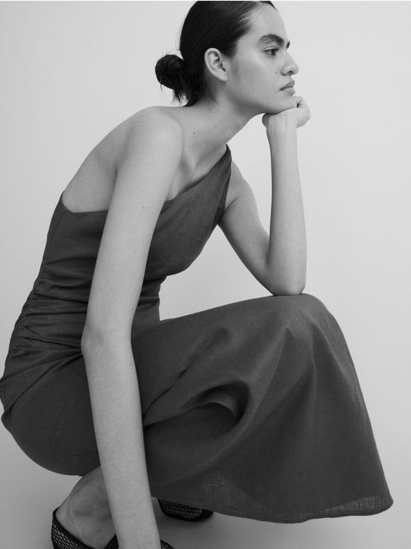 Reserved Reserved - LADIES` DRESS - smeđi