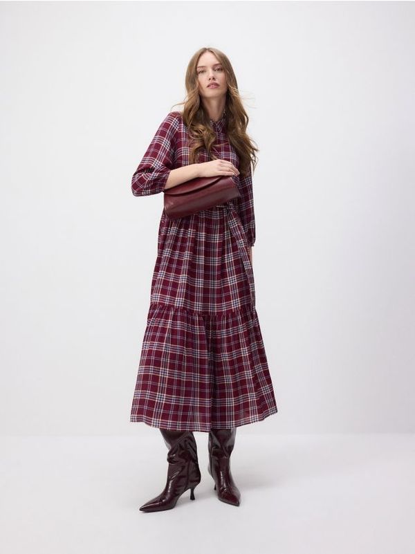 Reserved Reserved - LADIES` DRESS - tamnozeleno