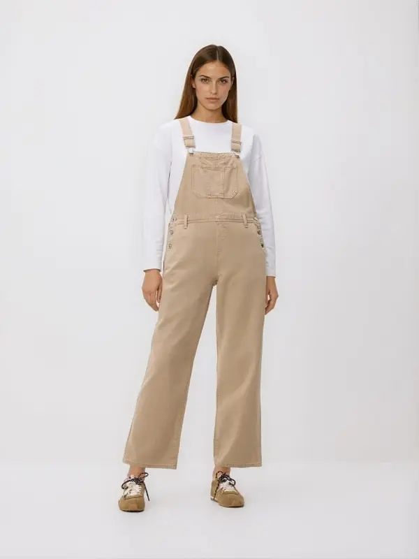 Reserved Reserved - LADIES` DUNGAREES - bež