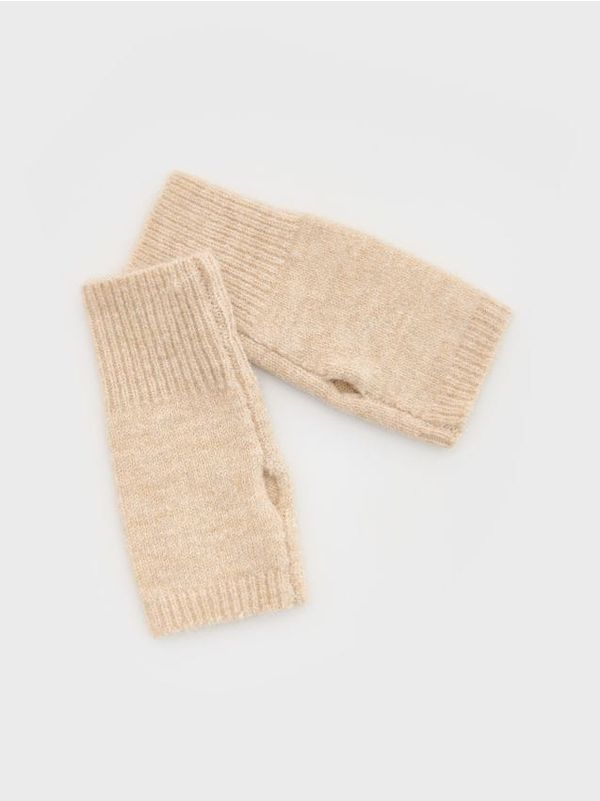 Reserved Reserved - LADIES` GLOVES - boja pšenice