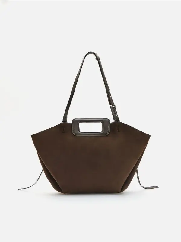 Reserved Reserved - LADIES` HANDBAG - tamnosmeđe