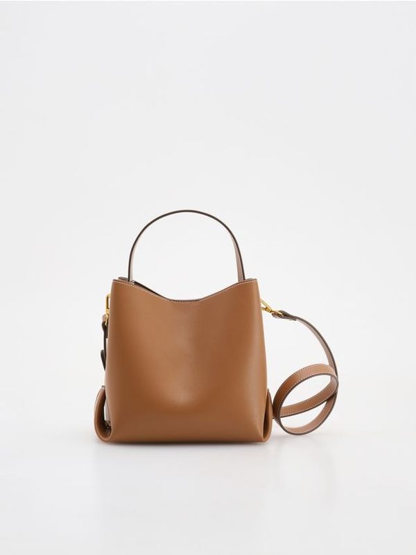 Reserved Reserved - LADIES` HANDBAG - zlatnosmeđe