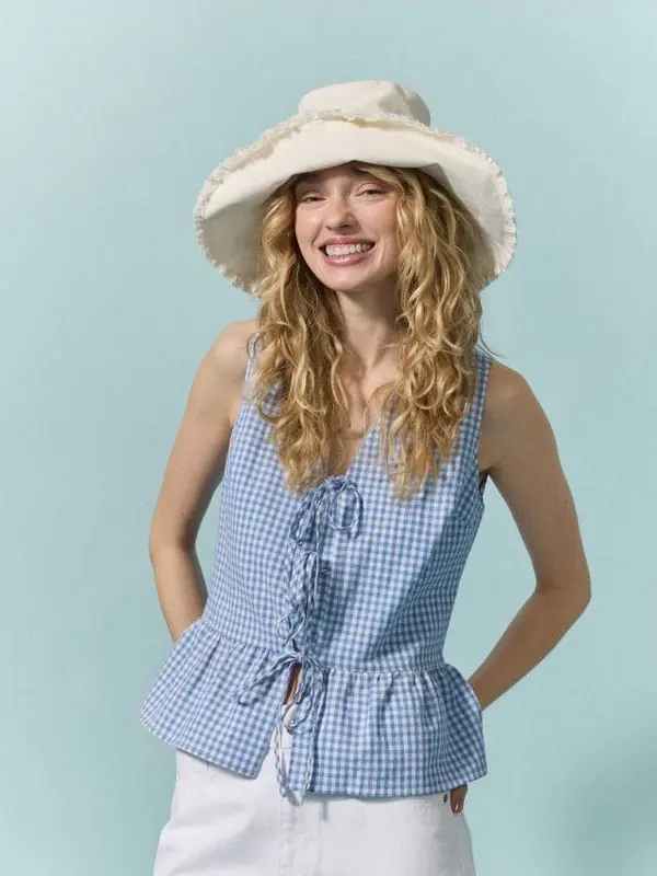 Reserved Reserved - LADIES` HAT - krem