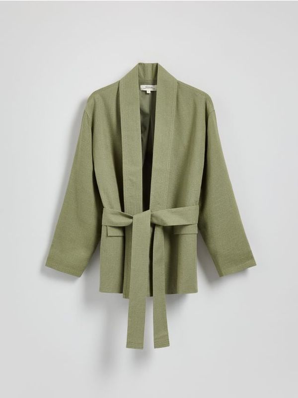 Reserved Reserved - LADIES` JACKET - svjetlomaslinasto