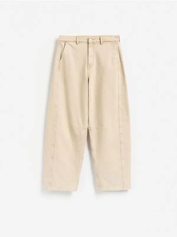 Reserved Reserved - LADIES` JEANS TROUSERS - bež