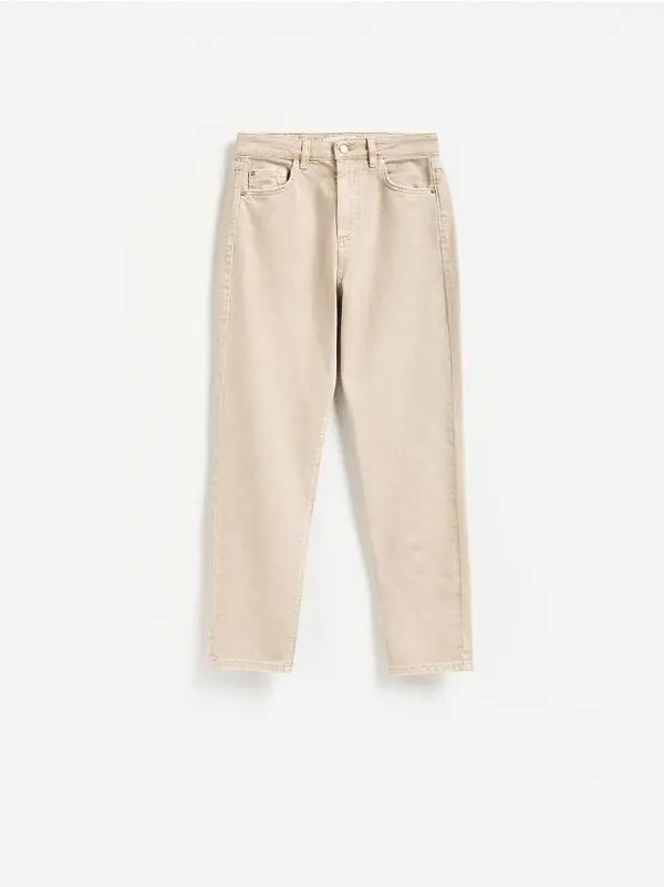 Reserved Reserved - LADIES` JEANS TROUSERS - boja pšenice