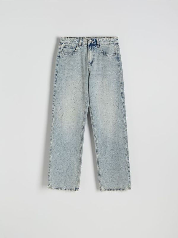 Reserved Reserved - LADIES` JEANS TROUSERS - plava