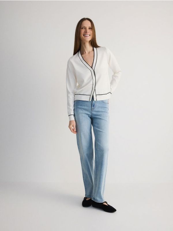 Reserved Reserved - LADIES` JEANS TROUSERS - plava