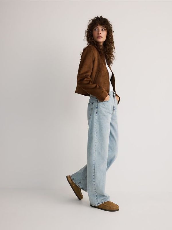 Reserved Reserved - LADIES` JEANS TROUSERS - plava