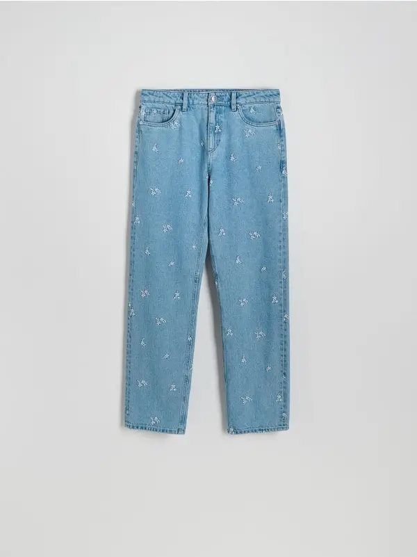 Reserved Reserved - LADIES` JEANS TROUSERS - plava